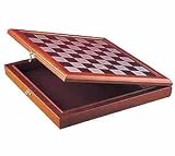 Portable Wooden Chess Board and Piece Box Set