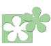 EK Success Paper Shapers Large Punch, Retro Flower Whale of a Punch