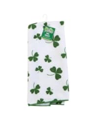 From Amazon.com. Click for details:
 Home: St. Patricks Day Shamrock Towel - GREENBRIER Home: St. Patricks Day Shamrock Towel - GREENBRIER