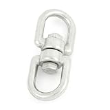 uxcell アイスイベル　吊具　スイベルフック両型スイベル　47 x 20 x 4mm