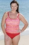 Pink Passion Plus Size Tankini - Women's Swimwear Plus Size Swimsuit