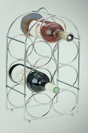 Chrome Wine Rack 5-Bottle