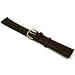 Brown Leather Watch Band Padded Smooth Calf 18mm New