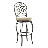 Belize 30" Swivel Barstool in Caramel