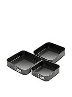 Premier Housewares Set Molde Para Horno Desmontable 3 Uds. Negro