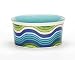 (Price/1)Kate Ward Thacker Aqua Wave Dog Dish 6