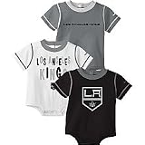 Reebok Los Angeles Kings Newborn 3 Piece Creeper Set