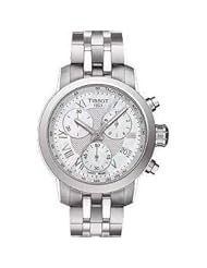 Tissot PRC 200 Chronograph Mother of Pearl Dial Stainless Steel Ladies Watch T0552171111300