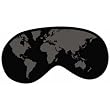 World Map Novelty Print Design Travel Eye Mask