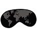 World Map Novelty Print Design Travel Eye Mask