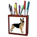 Dogs German Shepherd - German Shepherd - Tile Pen Holders-5 inch tile pen holder