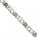 Heart Anklet Made of 14K White Gold-Spring and Heart Clasp