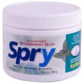 Xlear Spry Spearmint Gum, 100-Count