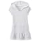 Girls' Xhilaration&reg; Hoody Flounce Dress - White &nbsp;