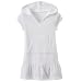Girls' Xhilaration® Hoody Flounce Dress - White &nbsp;