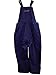 Salisbury by Honeywell ACB1130BL2X 30" 2X Navy Blue Light Weight Cotton Flame Resistant Arc Flash Bib Overall With Hook Closure