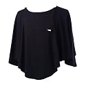Mamaflage Breastfeeding Poncho with Adjustable Panel in Black