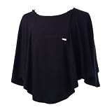Mamaflage Breastfeeding Poncho with Adjustable Panel in Black