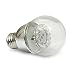 30 LED E26 Bulb, Clear Housing, White