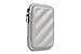 BUBM Portable EVA Hard Drive Case Travel Organizer Electronics Accessories /Cables & Accessories/ Hard Drive Portable Hard Drive Case Bag Organizer Small Bag Case for Electronics (Gray Large)