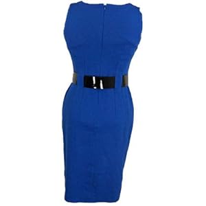 Calvin Klein Belted Sleeveless Dress