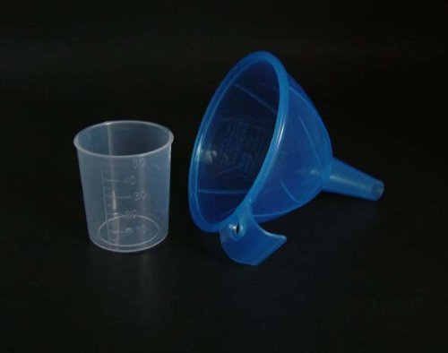 コーティングワックスポリマー洗車カーケア用品グッズ　計量カップ(50ml)＆ロート（じょうご）