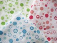 BundleUp blanket by button barn 100% cotton muslin perfect for swaddling cuddling or covering up 40" x 40" (Green Dot)