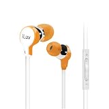 iLuv iEP317ORG Cortland Earphone with Apple RC, MIC - Orange