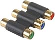 Component Video 3 RCA Female to Female Coupler