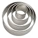 Ateco 4 Piece Stainless Steel Round Cutter Set