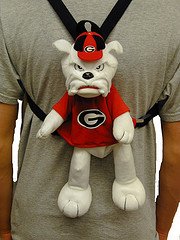 Georgia Bulldogs Plush Mascot Backpack