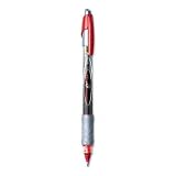 ~:~ BIC CORPORATION ~:~ Z4+ Stick Roller Ball Pen, Translucent Brl, Red Ink, Fine Point, 0.70 mm