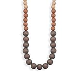 Graduated Wood Bead Necklace