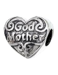 Sterling Silver God Mother Zable Bead Charm BZ224.991
