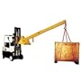 Hd Adjustable Pivoting Forklift Jib Boom Crane 4000 Lb. Capacity