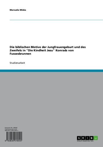 Die biblischen Motive der Jungfrauengeburt und des Zweifels in 