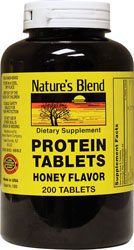 Protein Tablets Honey Flavor 200 Tabs by Nature's Blend protein tablet,chewable protein,chewable protein tablet,protein supplement tablet Protein Tablets Honey Flavor 200 Tabs by Nature's Blend protein tablet,chewable protein,chewable protein tablet,protein supplement tablet