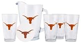 Texas Longhorns Pint Glasses and Pitcher Set | Texas Longhorns Gift Set