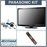 Panasonic TC-L32X2 32 inch Class Viera X2 Series LCD HDTV, 720p with Accessory Kit (2 HDMI Cables, 1 RGB Cable, 1 Audio Cable, Plasma / LCD Clean Kit, Monster 6 Outlet Surge Protection)