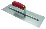 Marshalltown PB205D 20-Inch by 5-Inch PermaShape Carbon Steel Finishing Trowel with Curved DuraSoft Handle