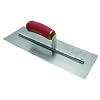 MARSHALLTOWN The Premier Line 13247 16-Inch by 4-Inch PermaShape Carbon Steel Finishing Trowel with Curved DuraSoft Handle