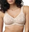 Versailles seamless jaquard soft cup bra 34DDD/E (label 34DDD)/White