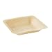 Packnwood "Scandinavia" Square Wooden Plate, 5.5" Length x 5.5" Width x 0.98" Height (20 Packs of 25)
