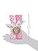 Lily 4 Pack Burp Cloth Set - 4 Deluxe Burp Cloths, Dot, Stripe, Circle and Stripe Print, Pink, Gray and White, White Cotton Terry Cloth, 10 in x 13 in