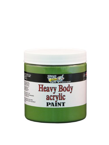 Handy Art by Rock Paint 706-053 Heavy Body Acrylic Paint, 1, Chrome Green Oxide, 8-Ounce