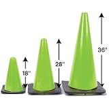Fluorescent Lime Traffic Cone