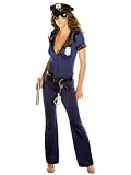 SEXY WOMAN POLICE OFFICER PANT SUIT COSTUME – MEDIUM/LARGE