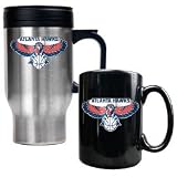 Atlanta Hawks Travel and Coffee Mug Set
