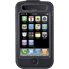 Belkin Leather Sleeve with Clip for iPhone 3G, 3G S (Black)