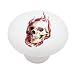 Bathroom Halloween Decor
Flame Skull Decorative High Gloss Ceramic Drawer Knob